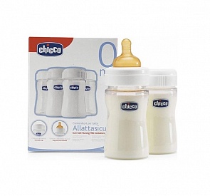 Бутылочки для хранения молока с соской (Chicco, 843)